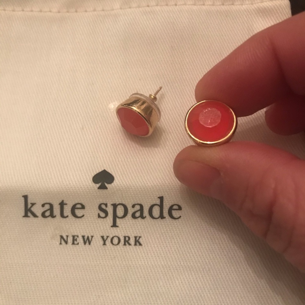 Kate Spade Hot Pink Stud Earrings